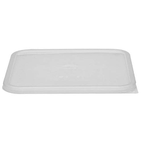 Cambro Cover for 12, 18, & 22 qt CamSquare® Clear Containers - Polyethylene, Translucent | SFC12SCPP190